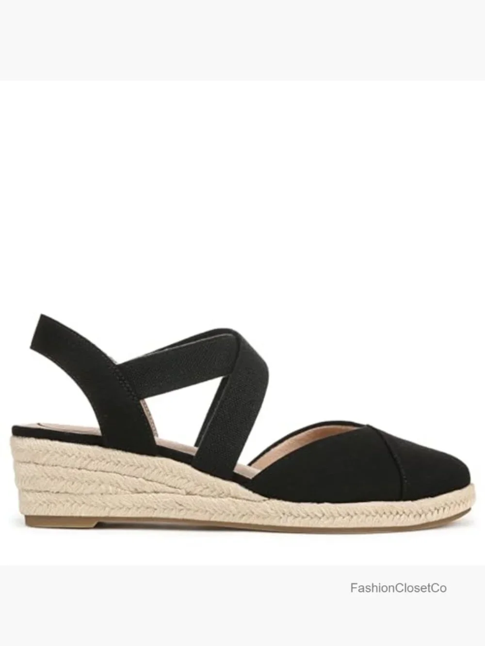 Womens Espadrille Wedge Sandals with Soft System Comfort